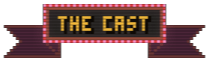 The cast banner.